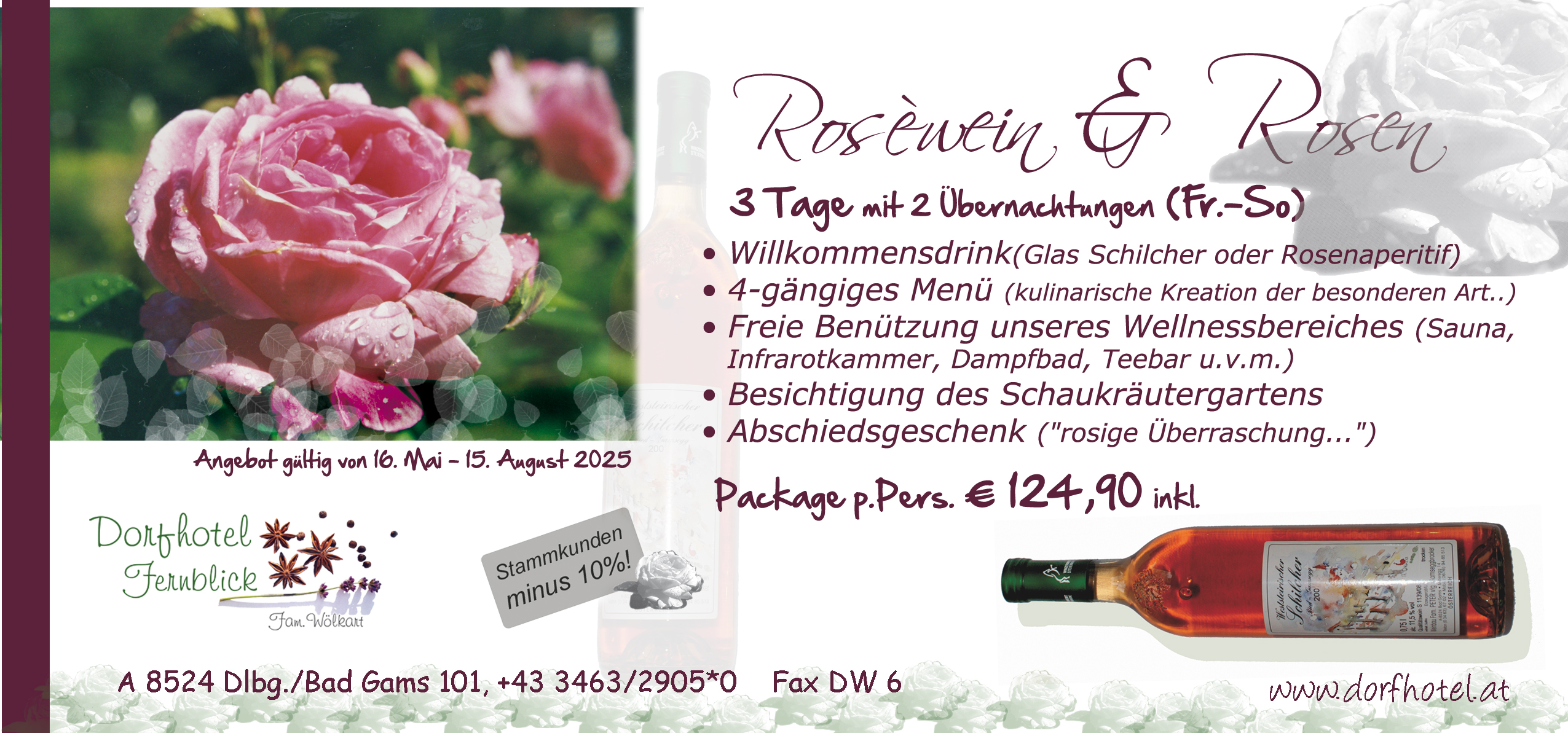 Angebot Roséwein & Rosen